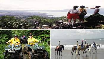 Bali Cycling, ATV Ride and Horse Riding Tour | Bali Triple Activities Tour Packages | Bali Golden Tour
