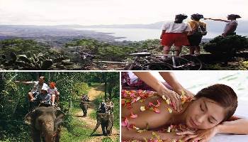 Bali Cycling, Elephant Ride and Spa Tour | Bali Triple Activities Tour Packages | Bali Golden Tour