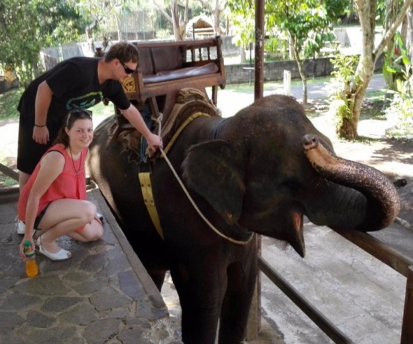 The Adventure Short Treck ( 30 Minutes) | Bali Elephant Camp | Bali Golden Tour