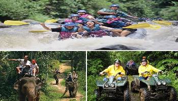 Bali Rafting, Elephant and ATV Ride Tour | Bali Triple Activities Tour Packages | Bali Golden Tour