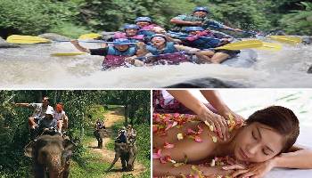 Bali Rafting, Elephant Ride and Spa Tour | Bali Triple Activities Tour Packages | Bali Golden Tour