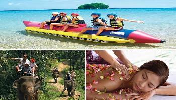 Bali Water Sports, Elephant Ride and Spa Tour | Bali Triple Activities Tour Packages | Bali Golden Tour