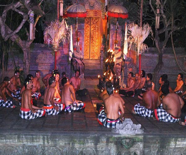 Kecak and Fire Dance in Ubud | Pura Dalem Taman Kaja | Bali Golden Tour