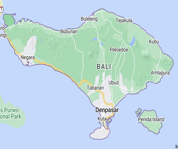 Bali Map | Bali Travel Information | Bali Golden Tour