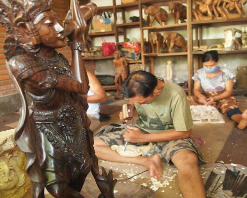Bali Shopping Tour | Bali Wood Carving Art | Bali Golden Tour